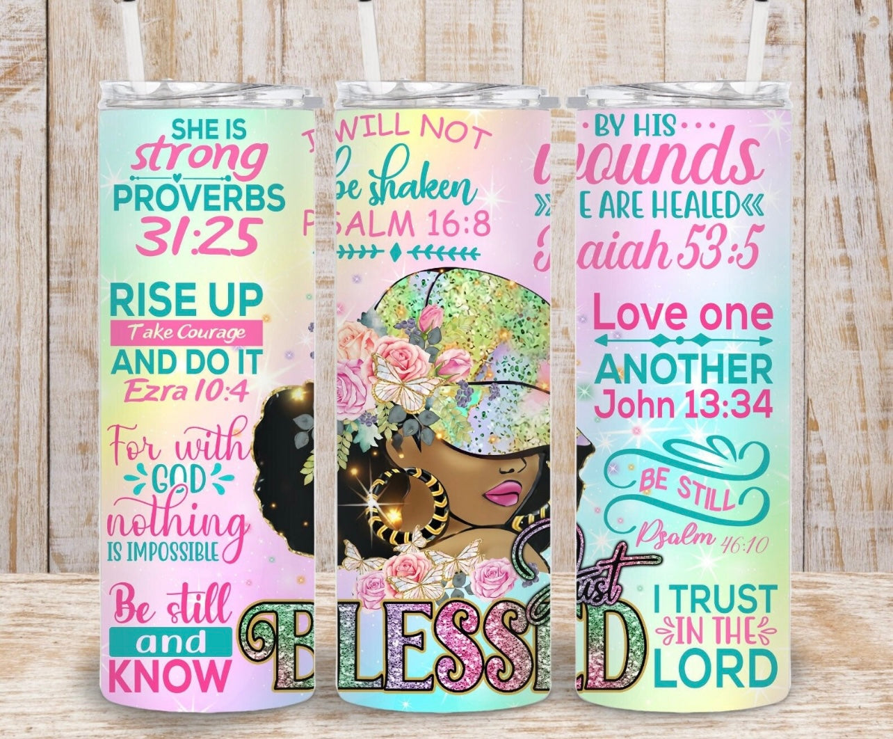 A Woman that love God tumbler keep your beverage, hot or cold 