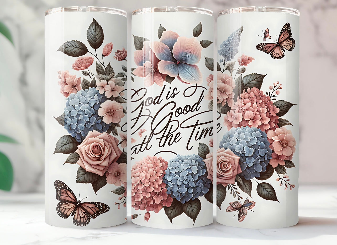 A Woman that love God tumbler keep your beverage, hot or cold 