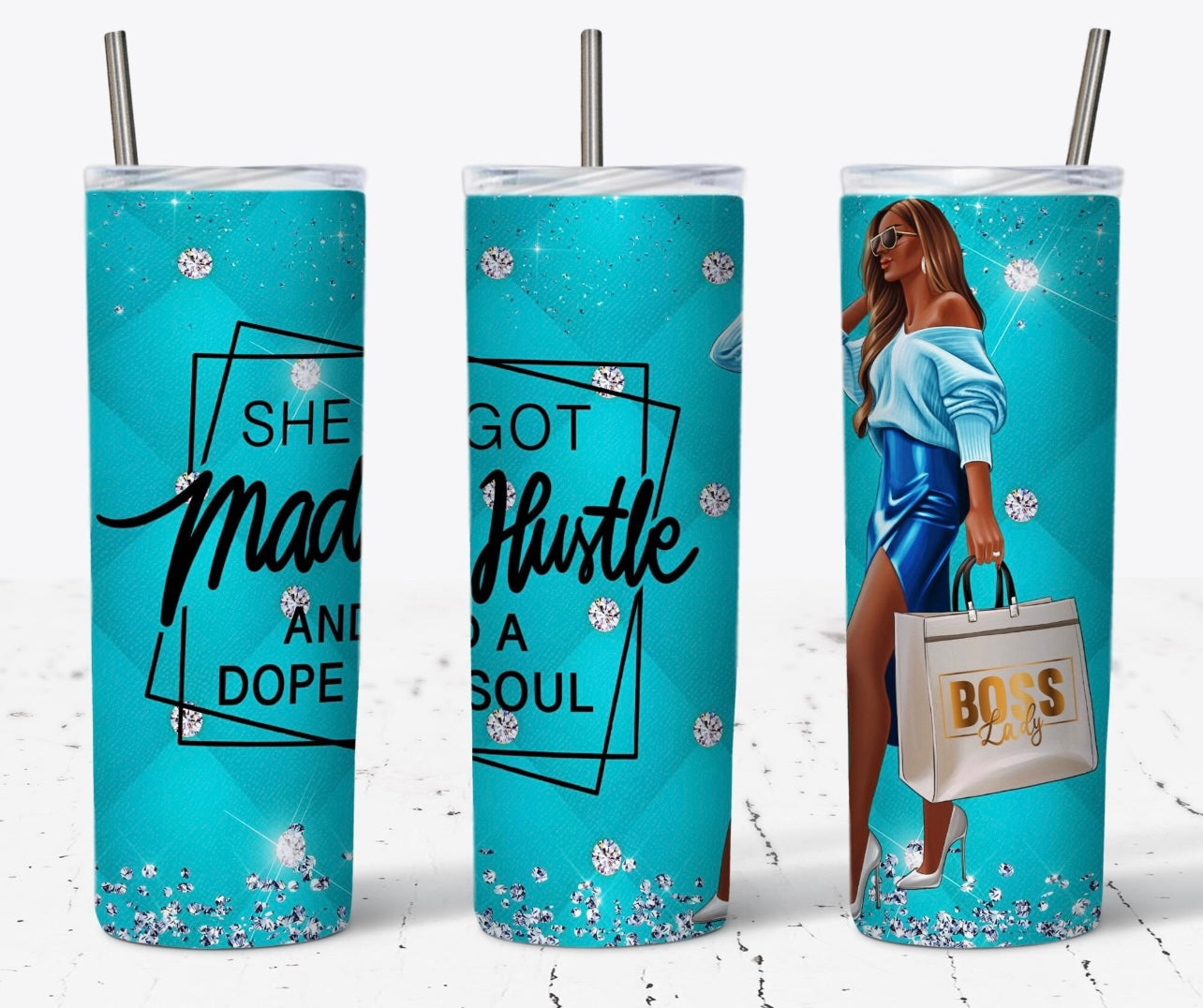 Boss lady. on the go tumbler that keep your beverage, hot or cold ￼