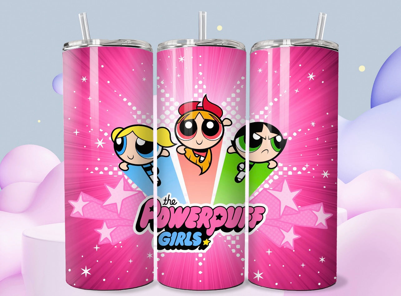 power puff girls tumbler