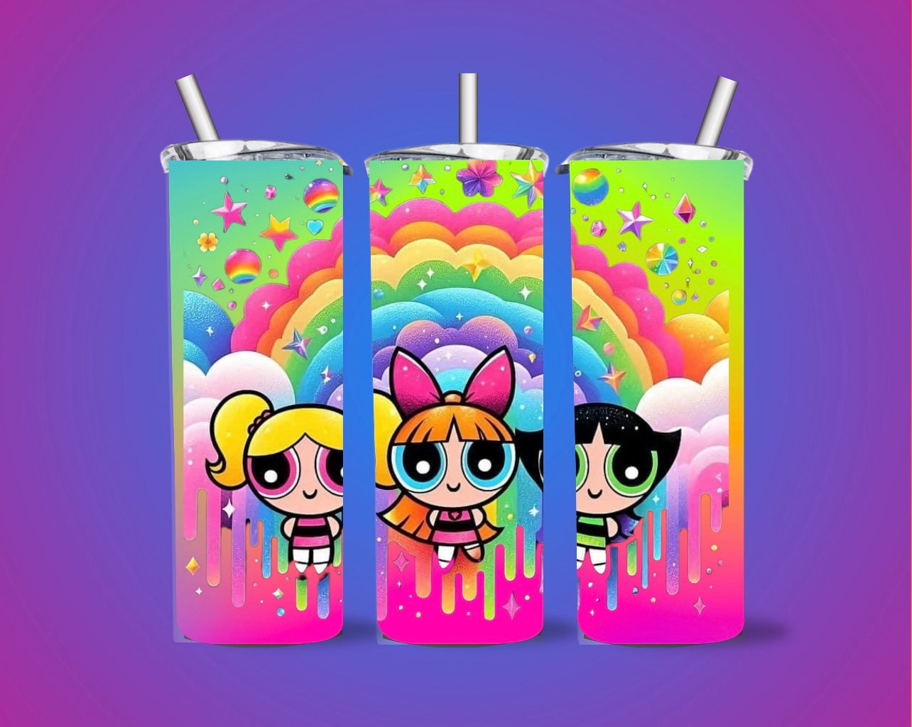 power puff girls tumbler