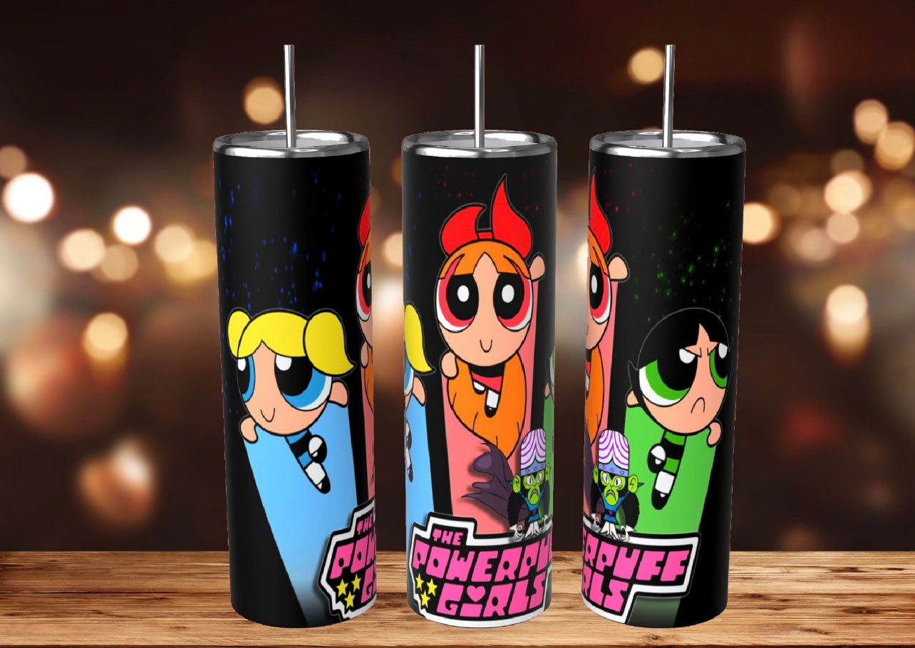 power puff girls tumbler