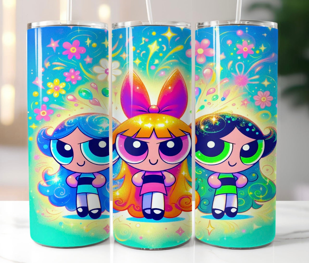 power puff girls tumbler