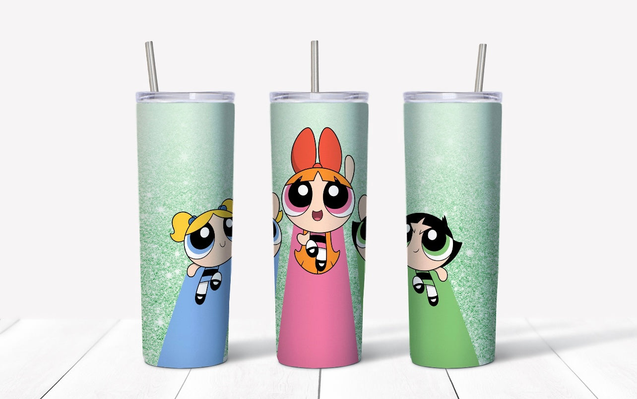 power puff girls tumbler