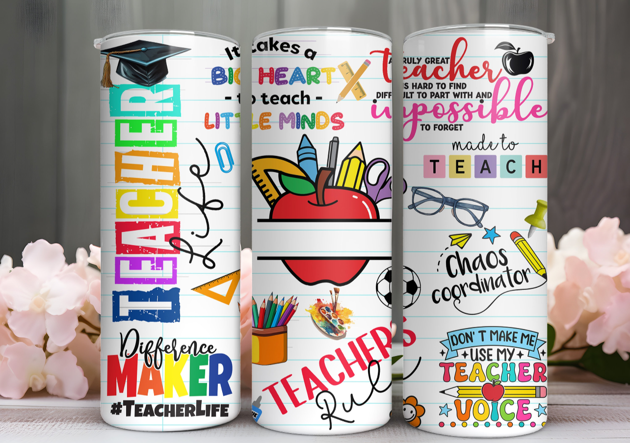 Back to school tumbler ￼