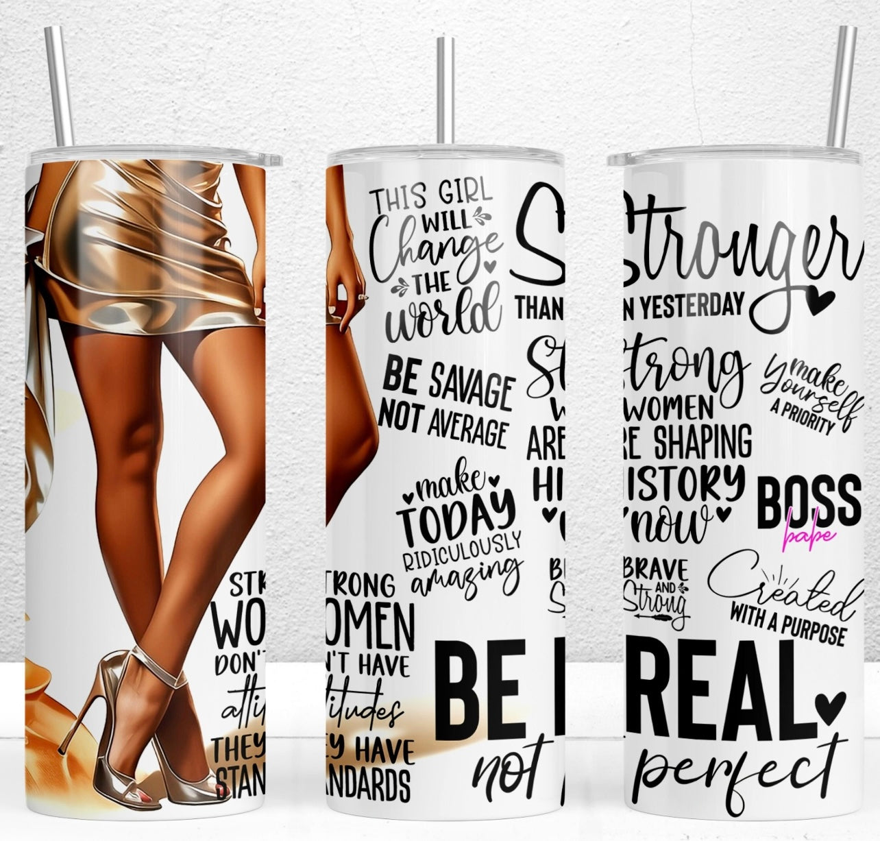 Boss lady. on the go tumbler that keep your beverage, hot or cold ￼