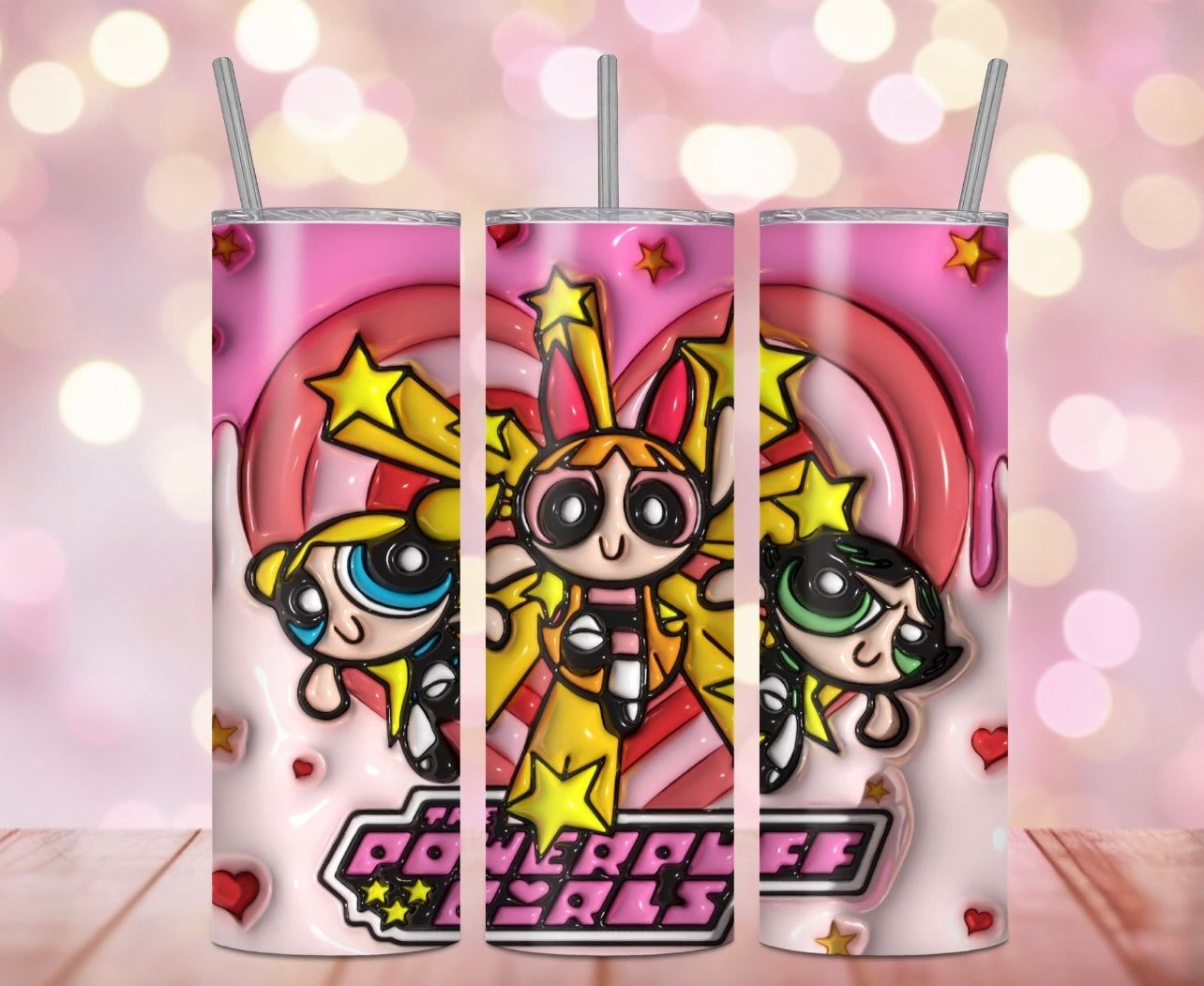 power puff girls tumbler