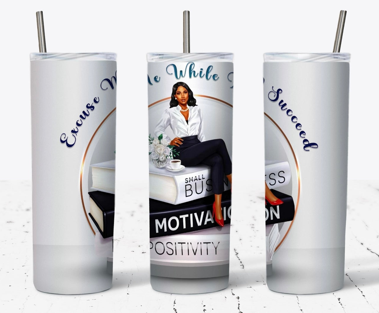 Boss lady. on the go tumbler that keep your beverage, hot or cold ￼