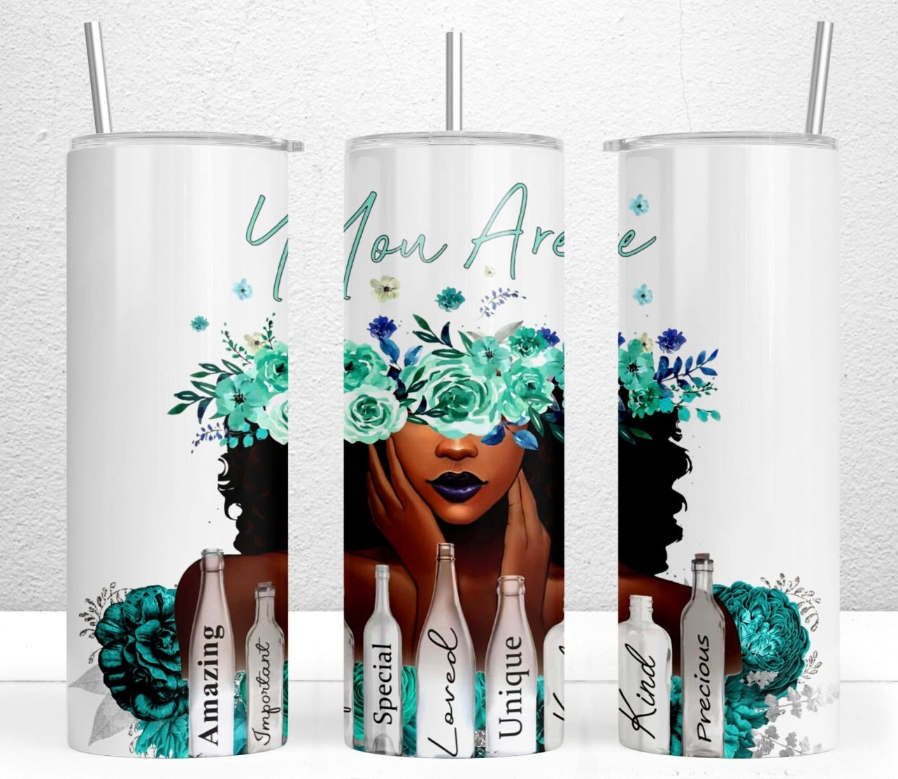 A Woman that love God tumbler keep your beverage, hot or cold ￼