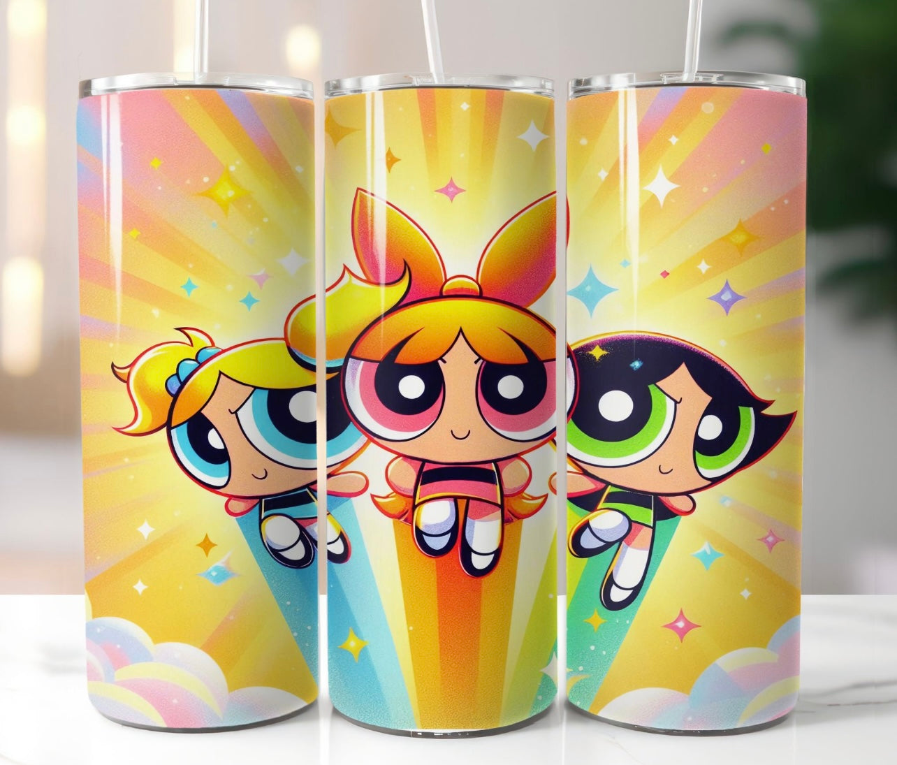 power puff girls tumbler