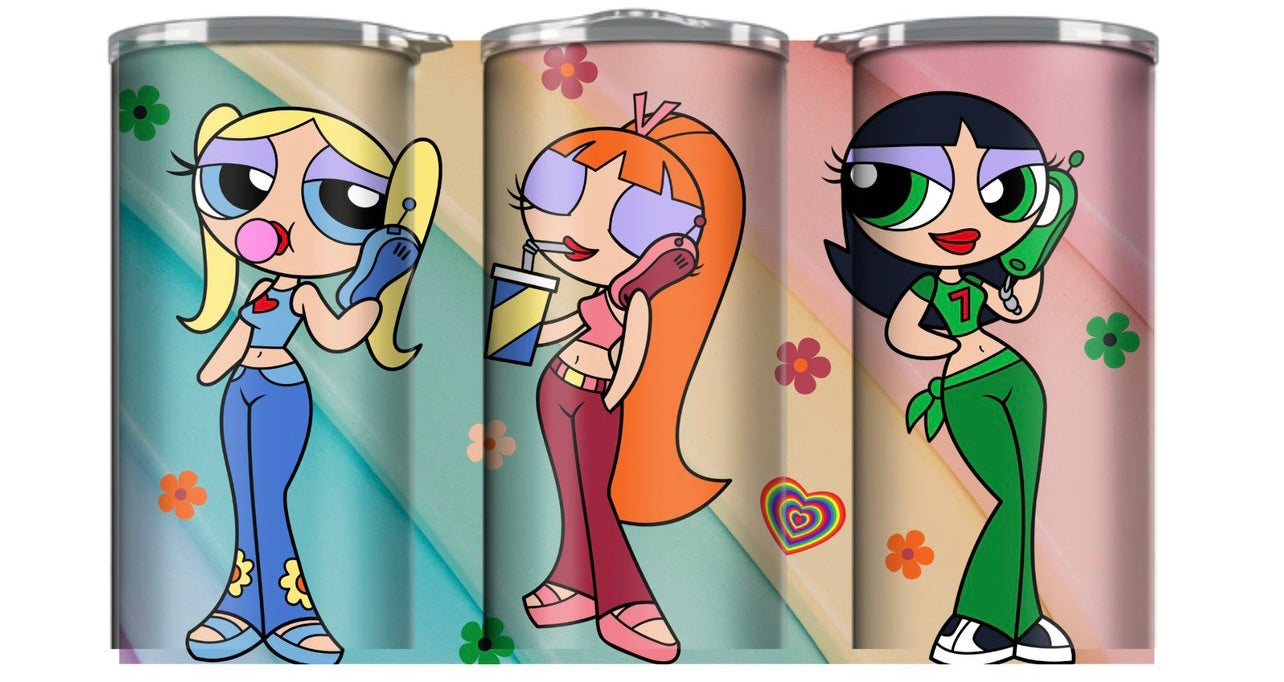 power puff girls tumbler